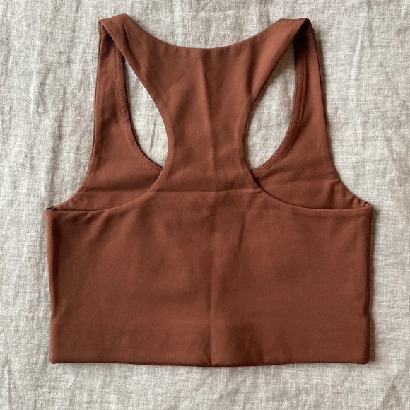 Girlfriend Collective Paloma Racerback Bra in Earth, size small (NWOT) - Picture 4 of 5